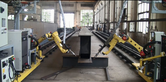 機器人焊接生產(chǎn)線